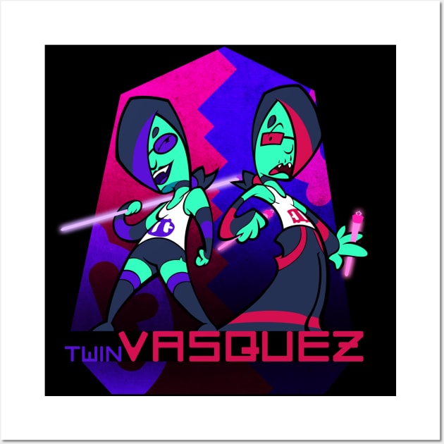 Twin Vasquez Wall Art by RebelTaxi